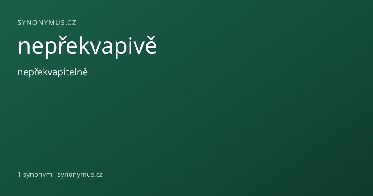 Náhled odkazu: nepřekvapivě