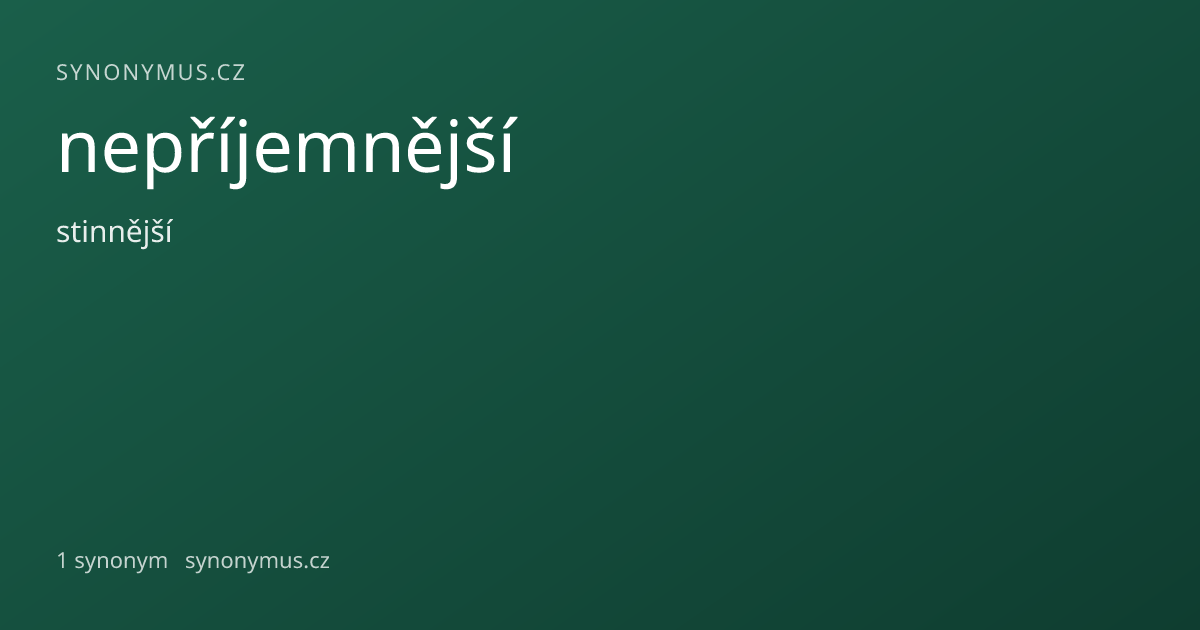 Náhled odkazu: nepříjemnější