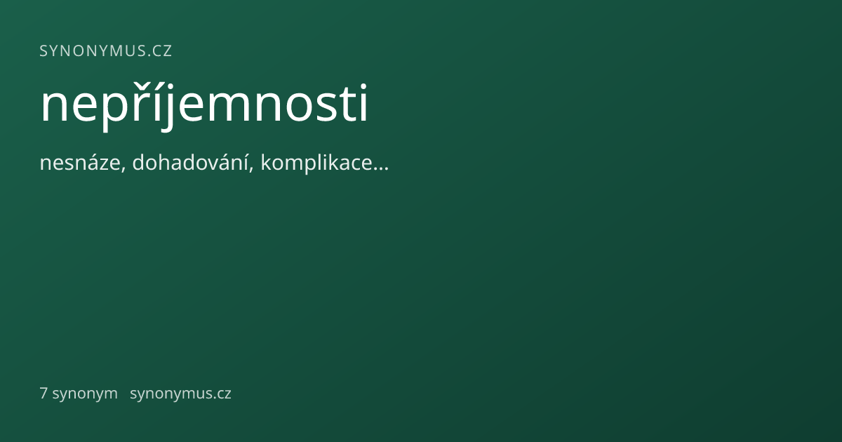 Náhled odkazu: nepříjemnosti