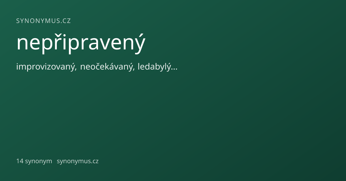 Náhled odkazu: nepřipravený