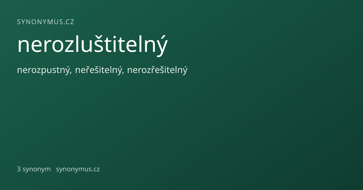 Náhled odkazu: nerozluštitelný