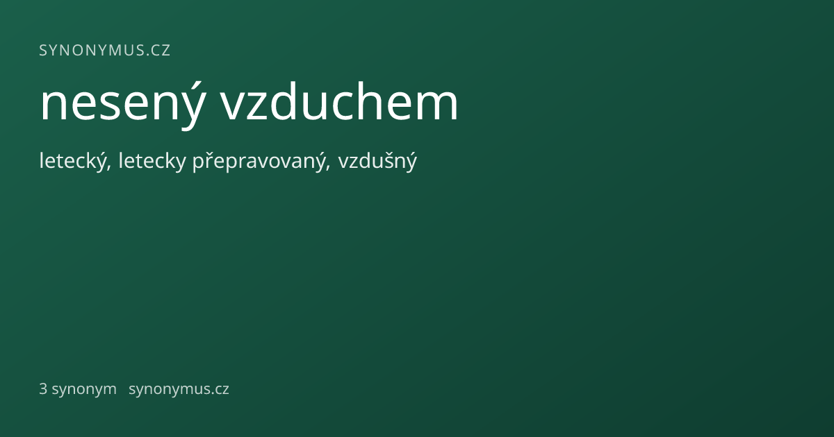 Náhled odkazu: nesený vzduchem
