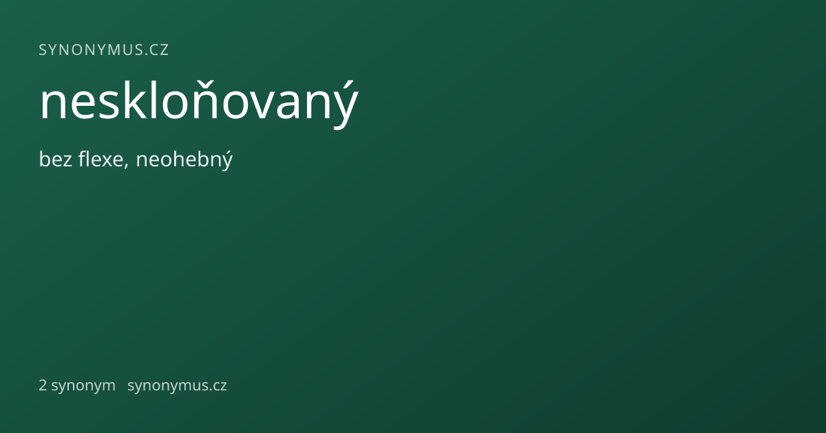 Náhled odkazu: neskloňovaný