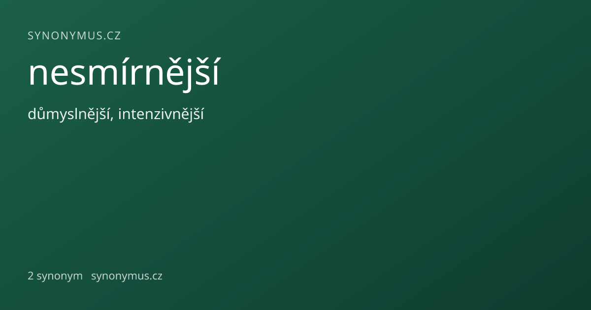 Náhled odkazu: nesmírnější