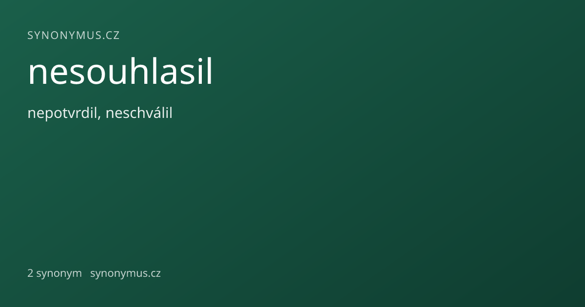 Náhled odkazu: nesouhlasil