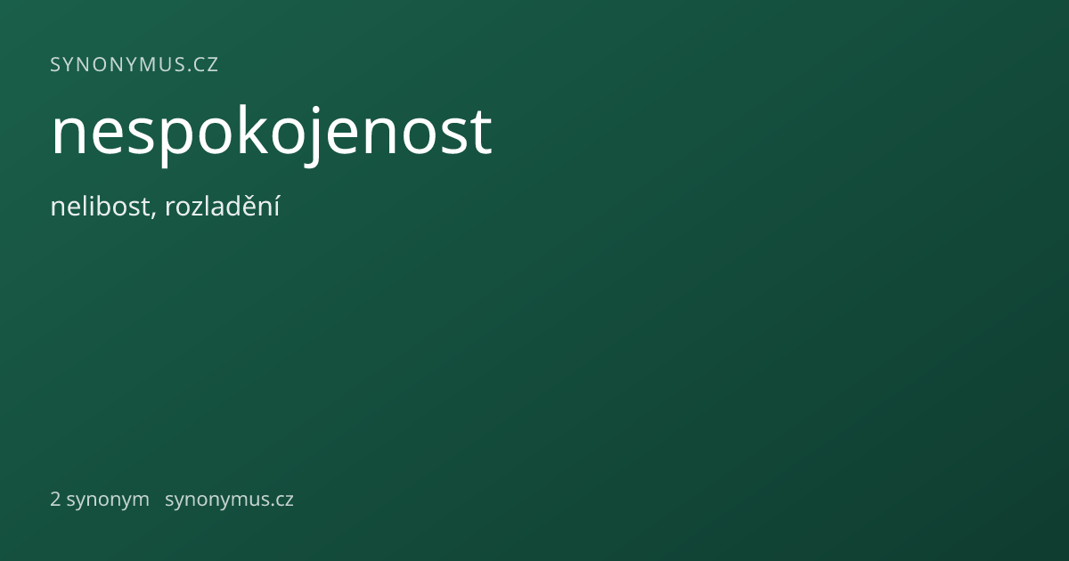 Náhled odkazu: nespokojenost