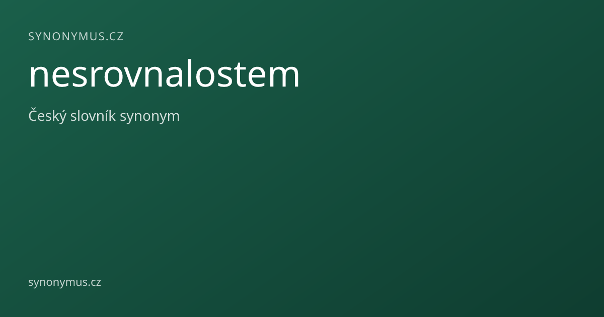 Náhled odkazu: nesrovnalostem