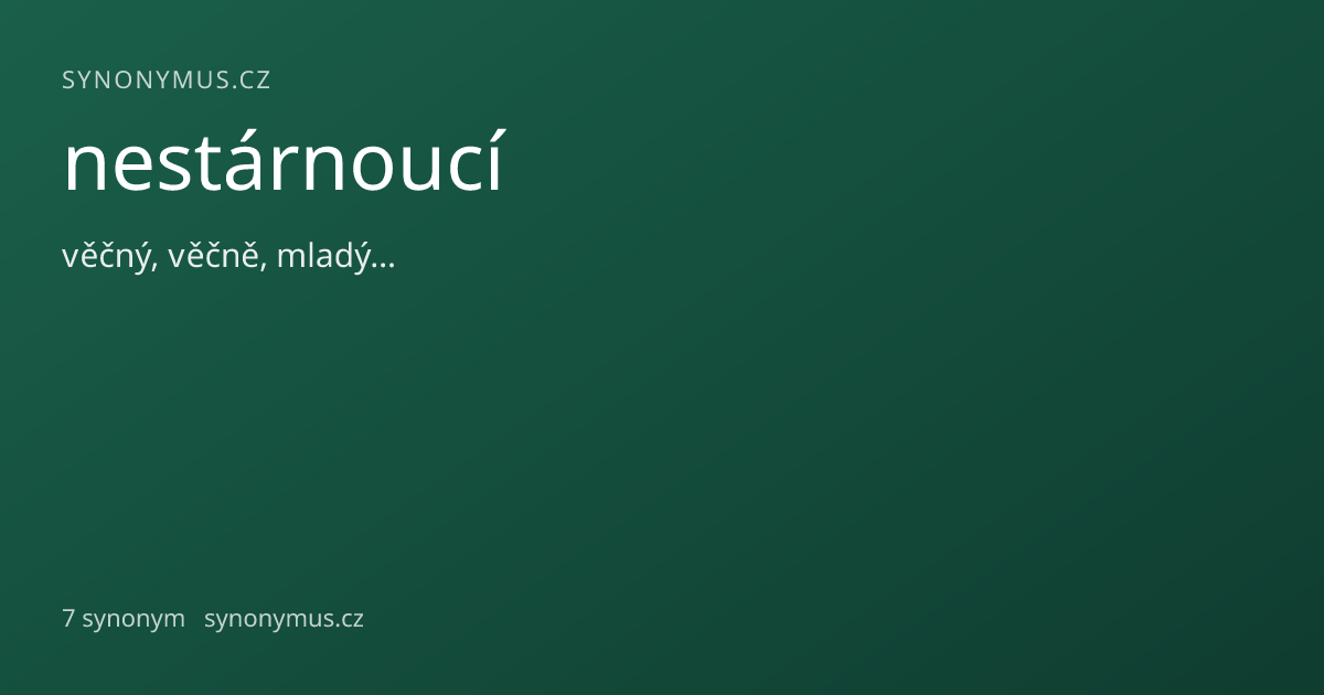Náhled odkazu: nestárnoucí