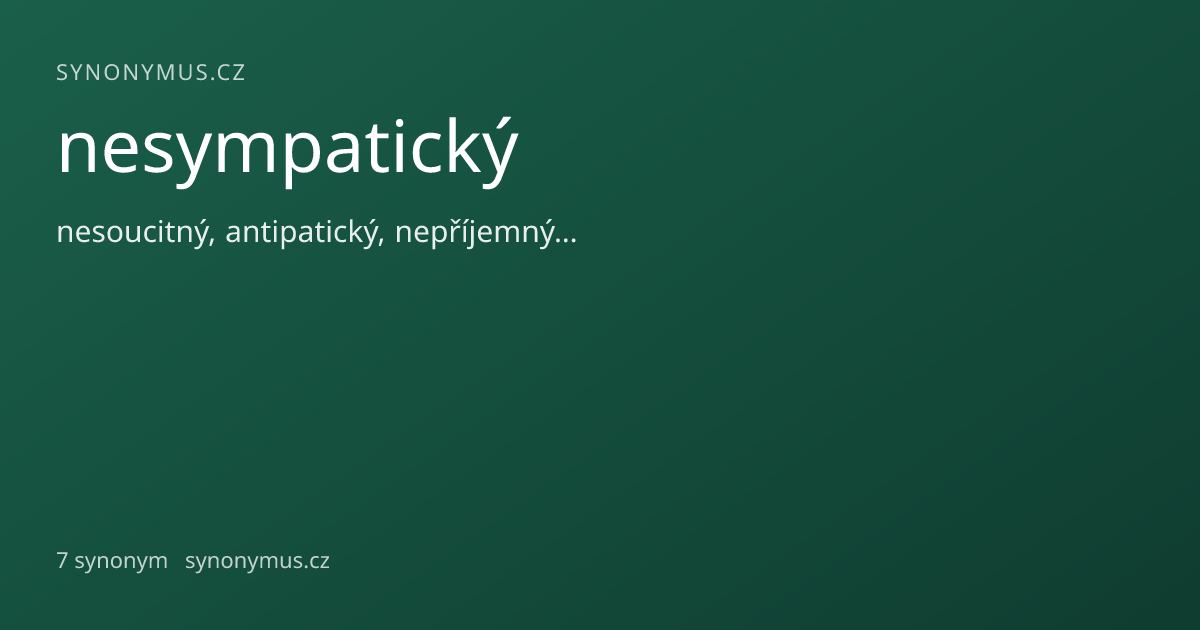 Náhled odkazu: nesympatický