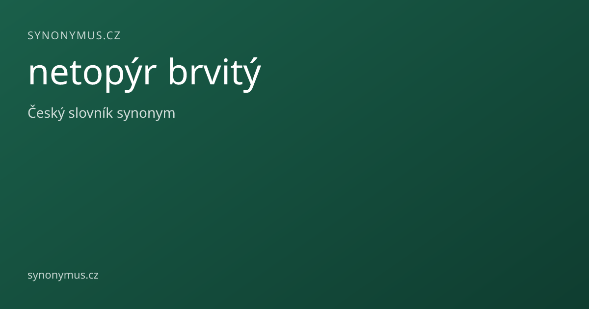 Náhled odkazu: netopýr brvitý