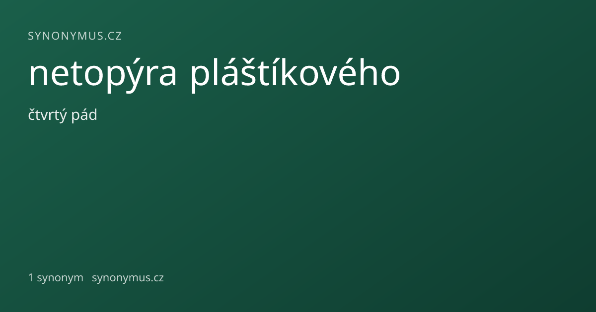 Náhled odkazu: netopýra pláštíkového