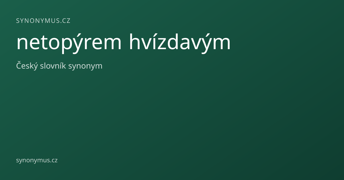 Náhled odkazu: netopýrem hvízdavým