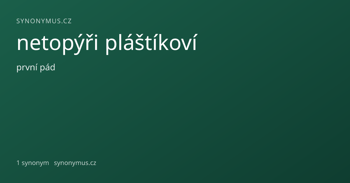 Náhled odkazu: netopýři pláštíkoví