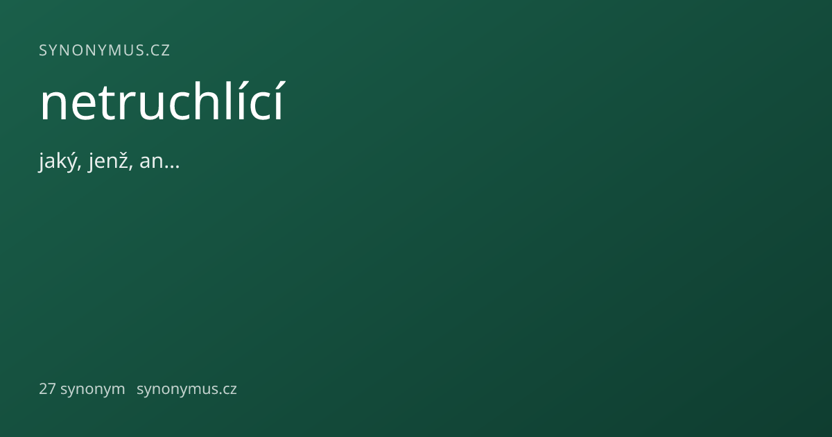 Náhled odkazu: netruchlící