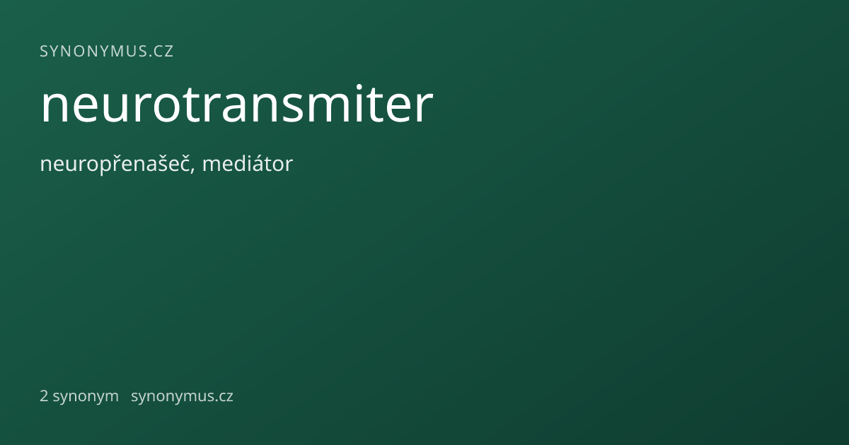 Náhled odkazu: neurotransmiter