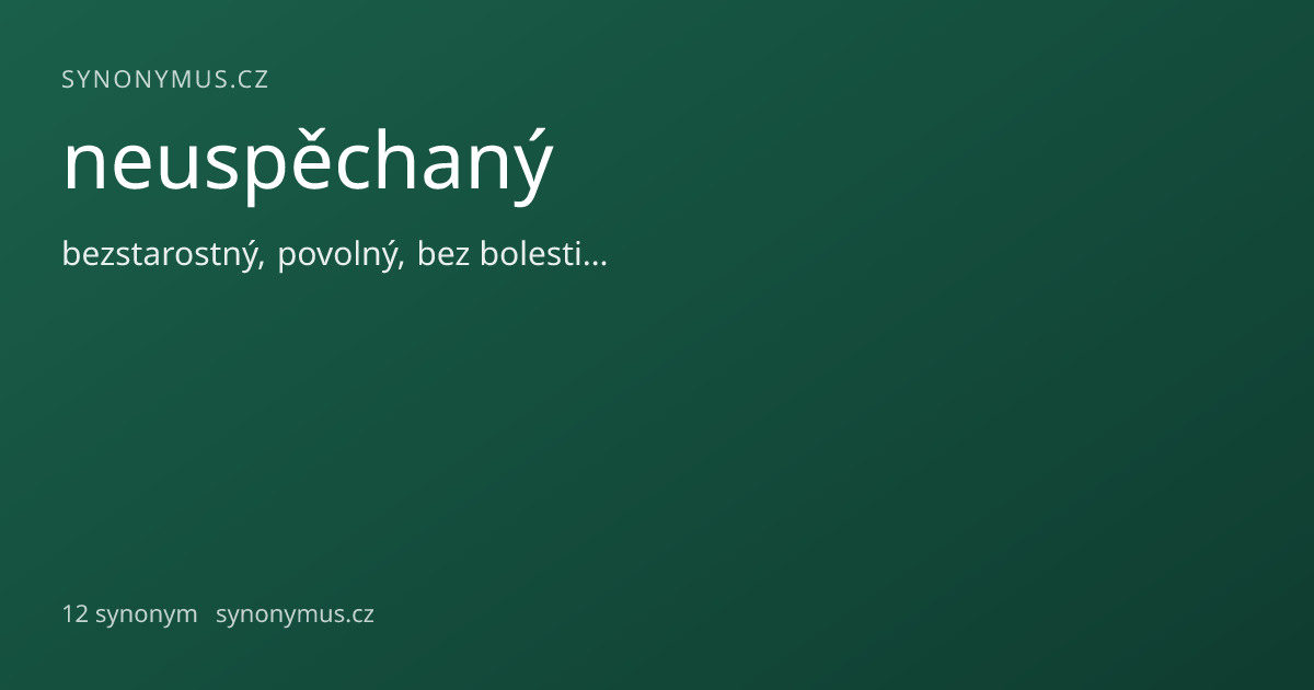 Náhled odkazu: neuspěchaný