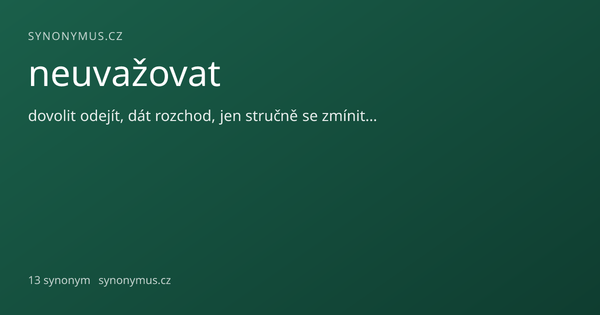 Náhled odkazu: neuvažovat