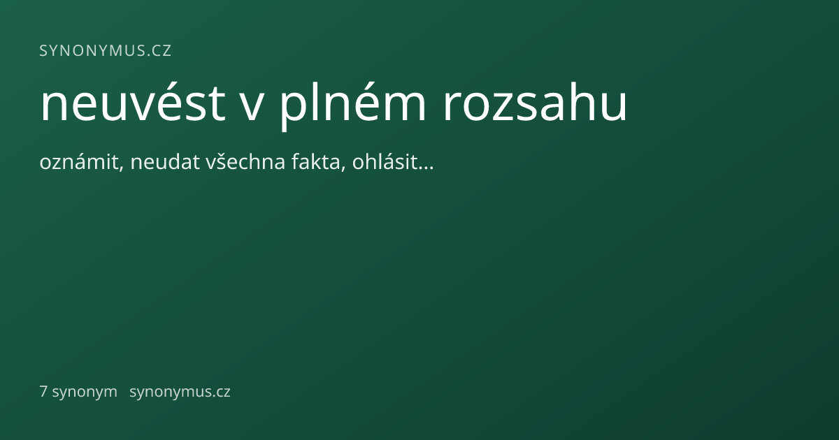 Náhled odkazu: neuvést v plném rozsahu