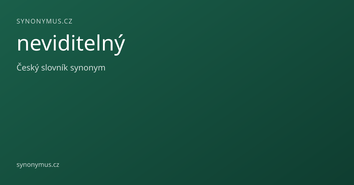 Náhled odkazu: neviditelný