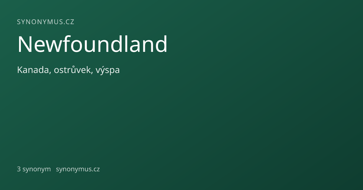 Náhled odkazu: Newfoundland