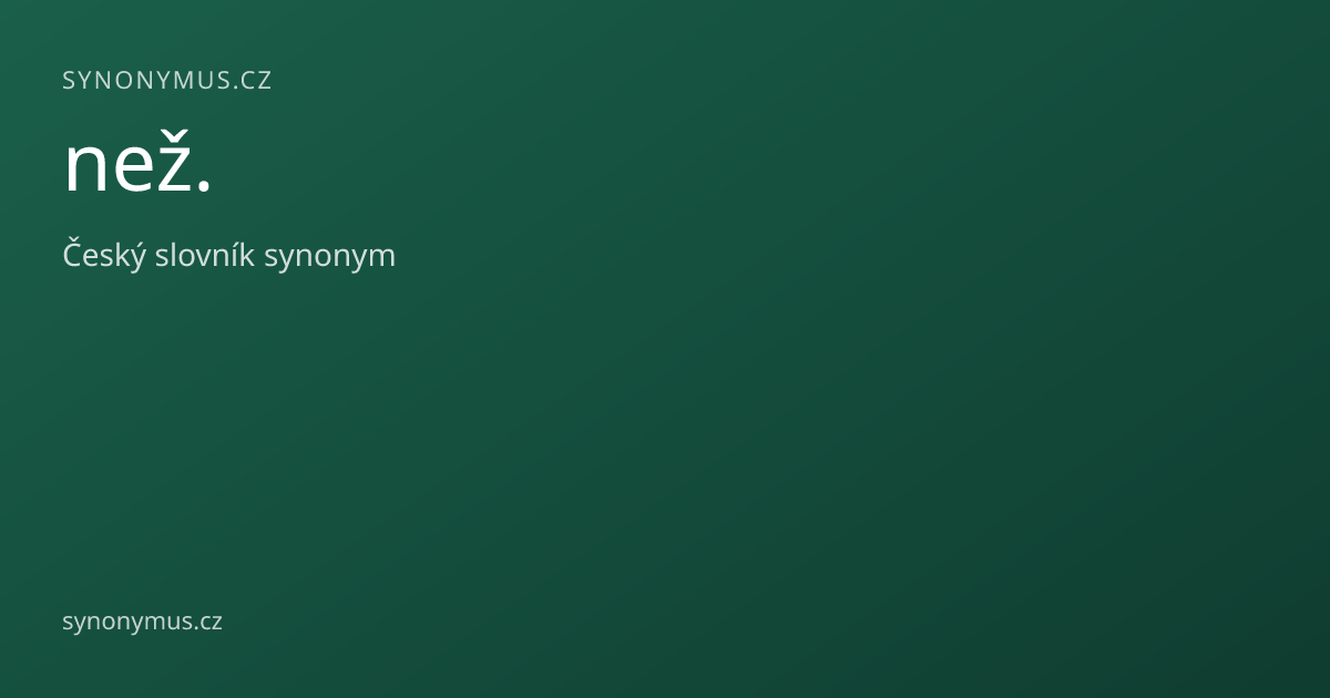 Náhled odkazu: než.