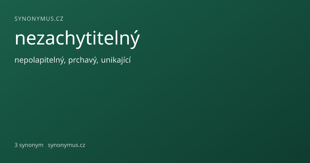 Náhled odkazu: nezachytitelný