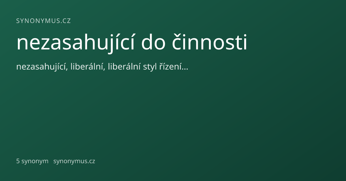 Náhled odkazu: nezasahující do činnosti