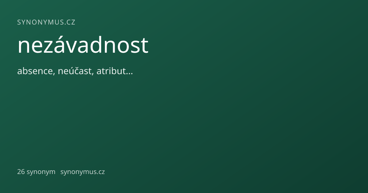 Náhled odkazu: nezávadnost