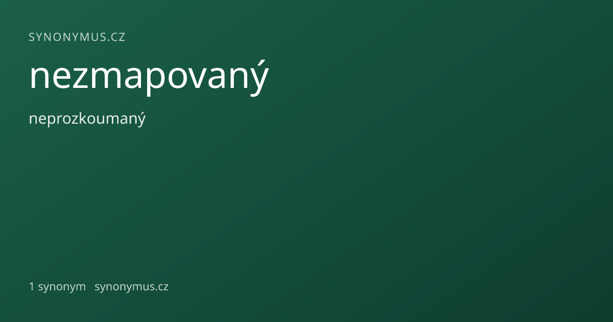Náhled odkazu: nezmapovaný