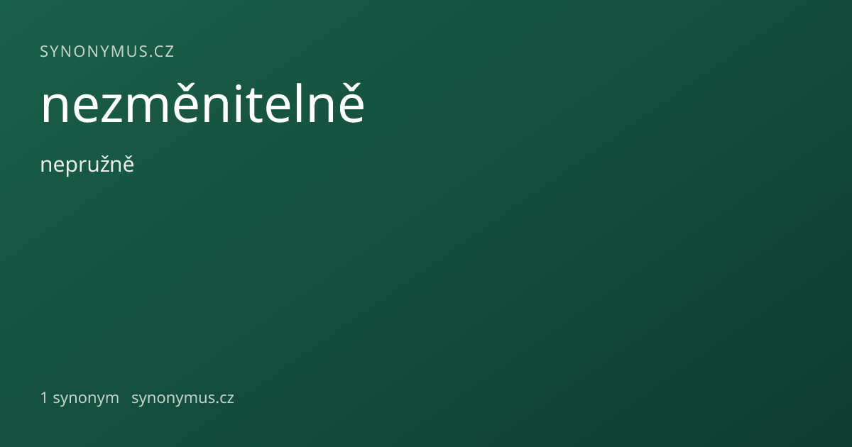Náhled odkazu: nezměnitelně