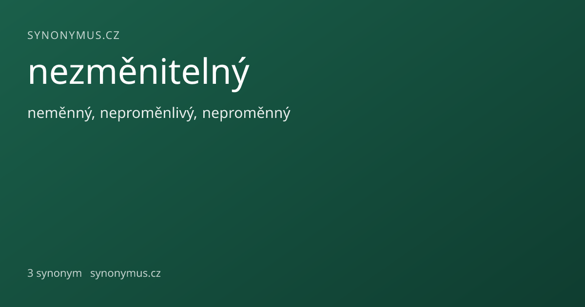 Náhled odkazu: nezměnitelný