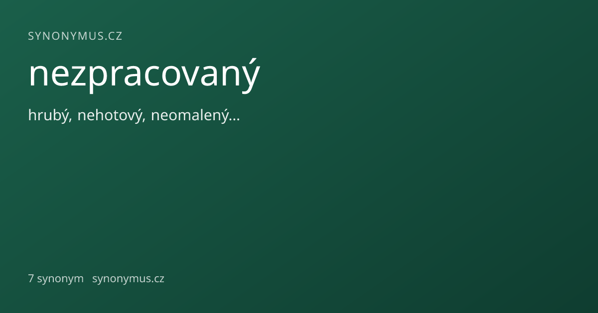 Náhled odkazu: nezpracovaný