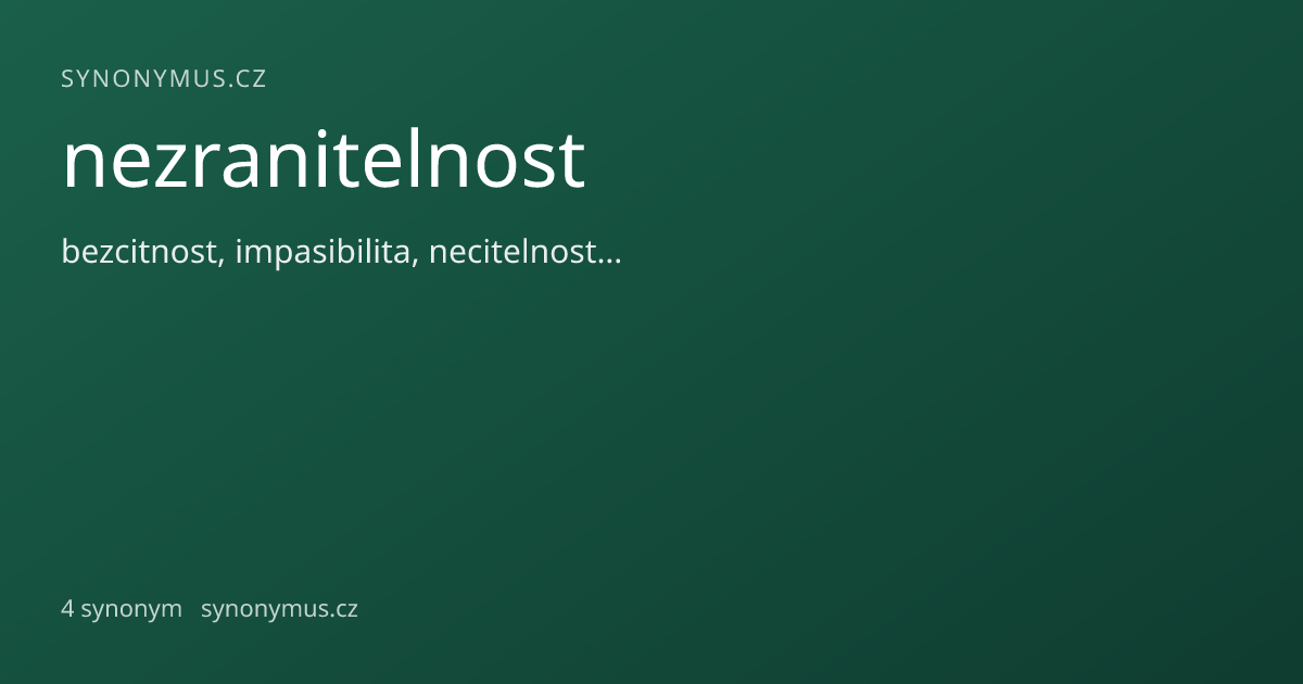 Náhled odkazu: nezranitelnost