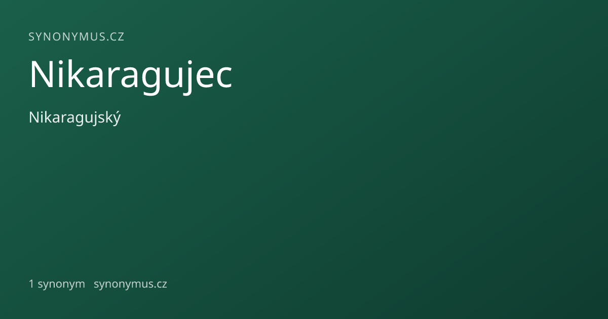 Náhled odkazu: Nikaragujec