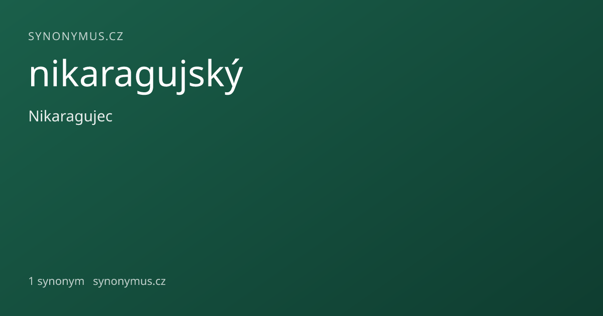Náhled odkazu: nikaragujský