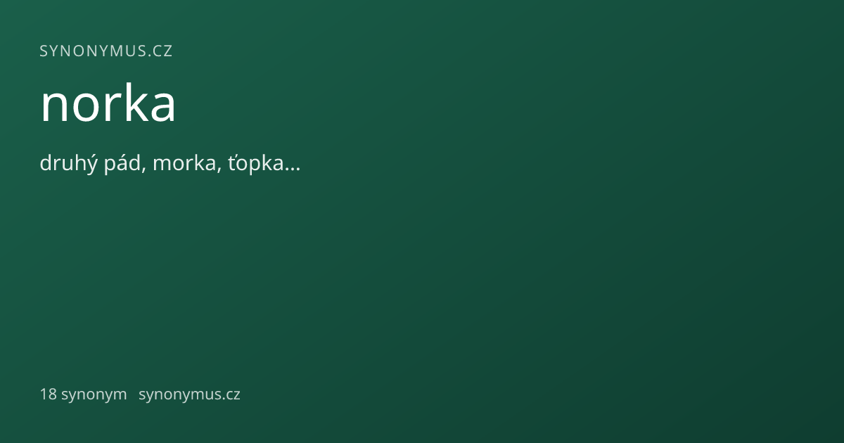 Náhled odkazu: norka