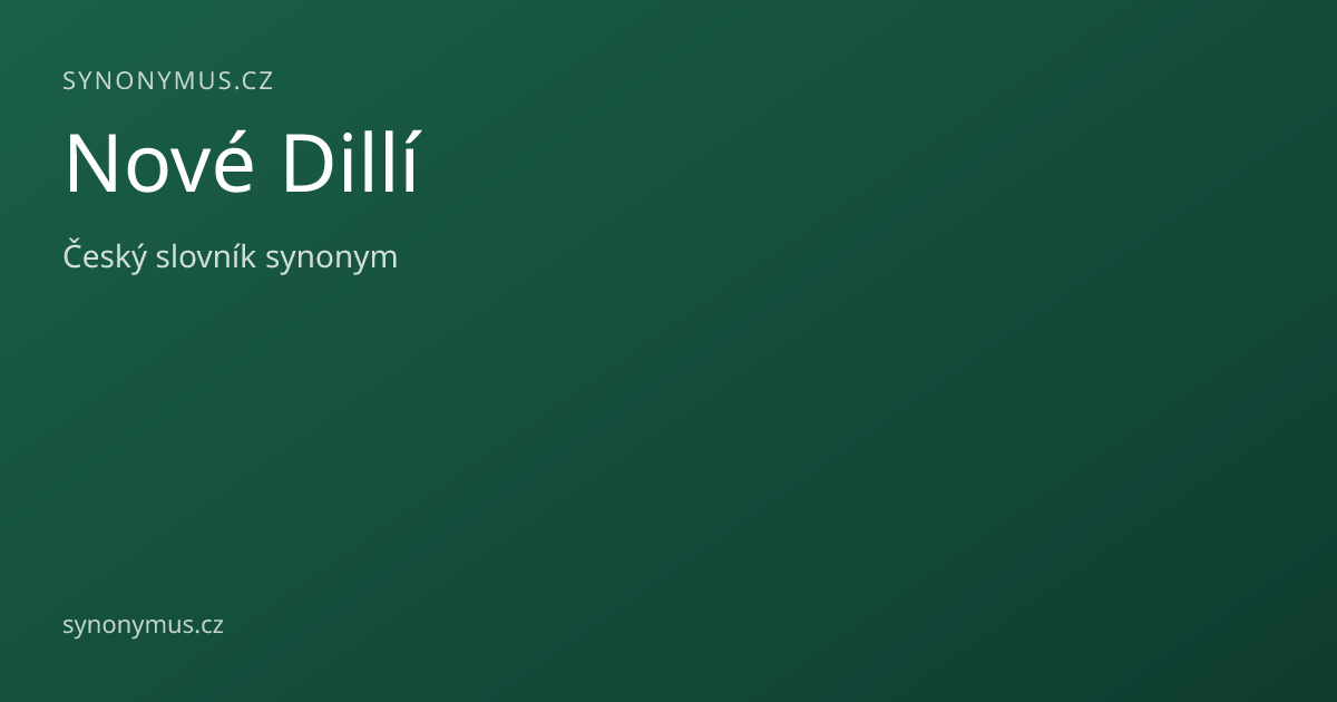 Náhled odkazu: Nové Dillí