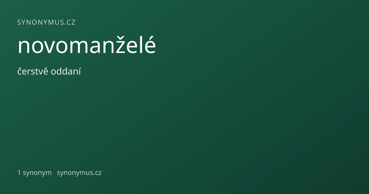 Náhled odkazu: novomanželé