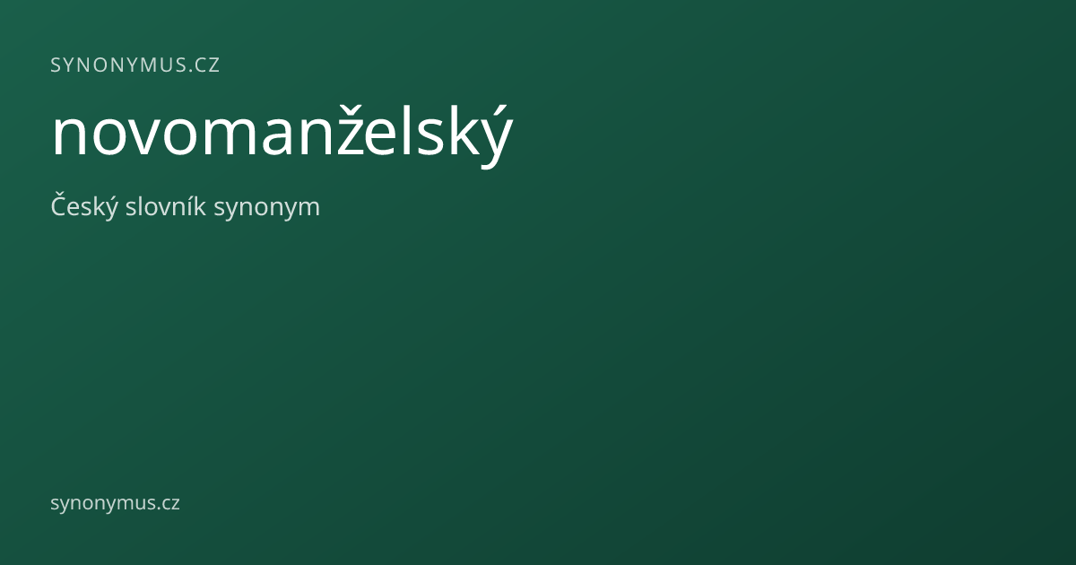 Náhled odkazu: novomanželský
