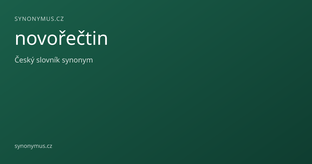 Náhled odkazu: novořečtin