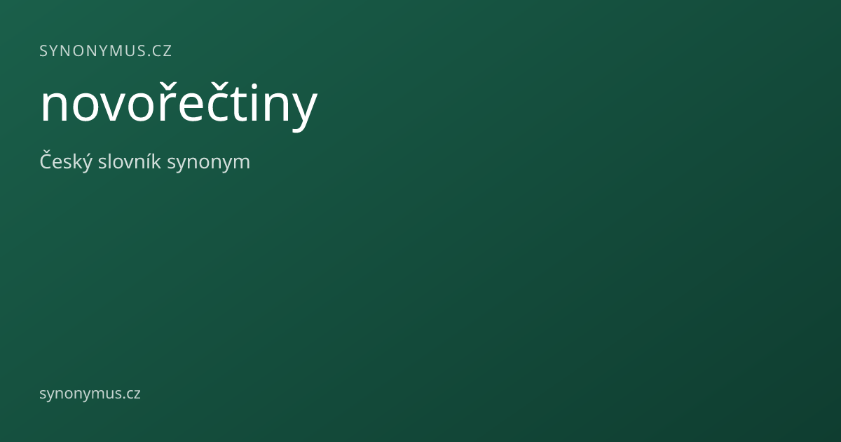 Náhled odkazu: novořečtiny