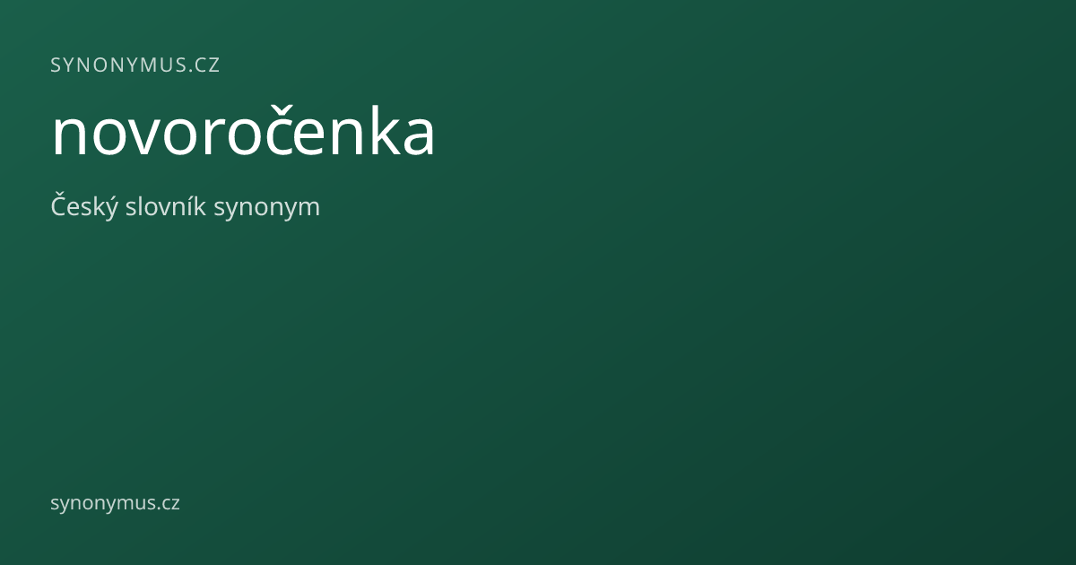 Náhled odkazu: novoročenka