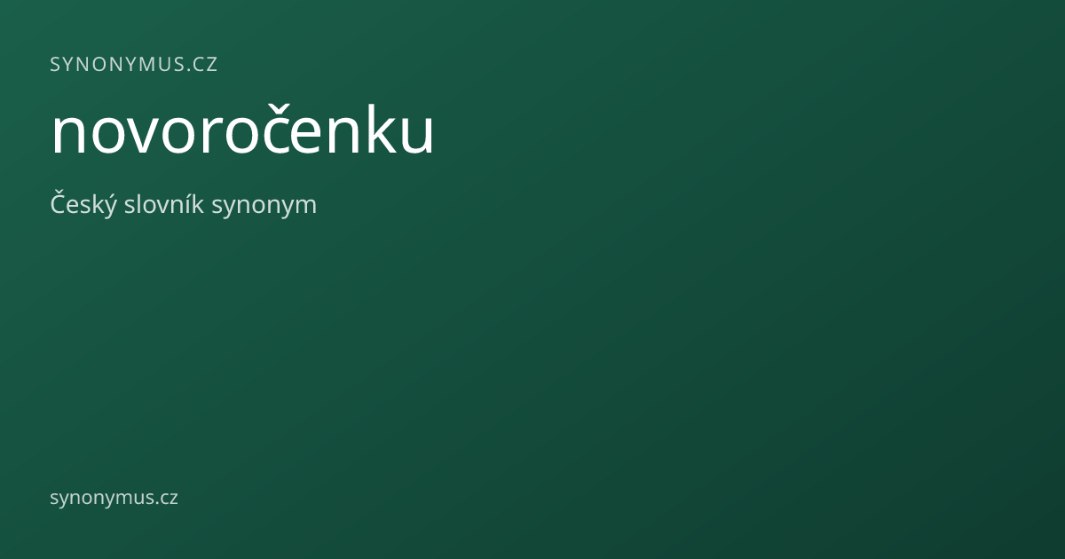 Náhled odkazu: novoročenku