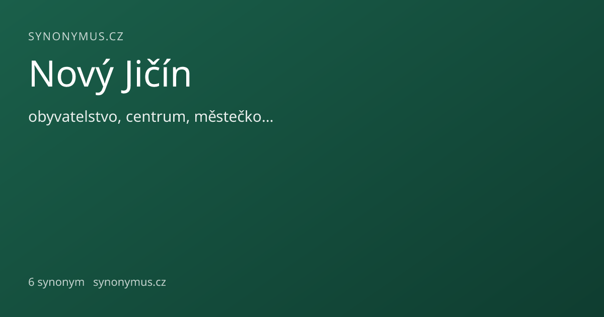 Náhled odkazu: Nový Jičín