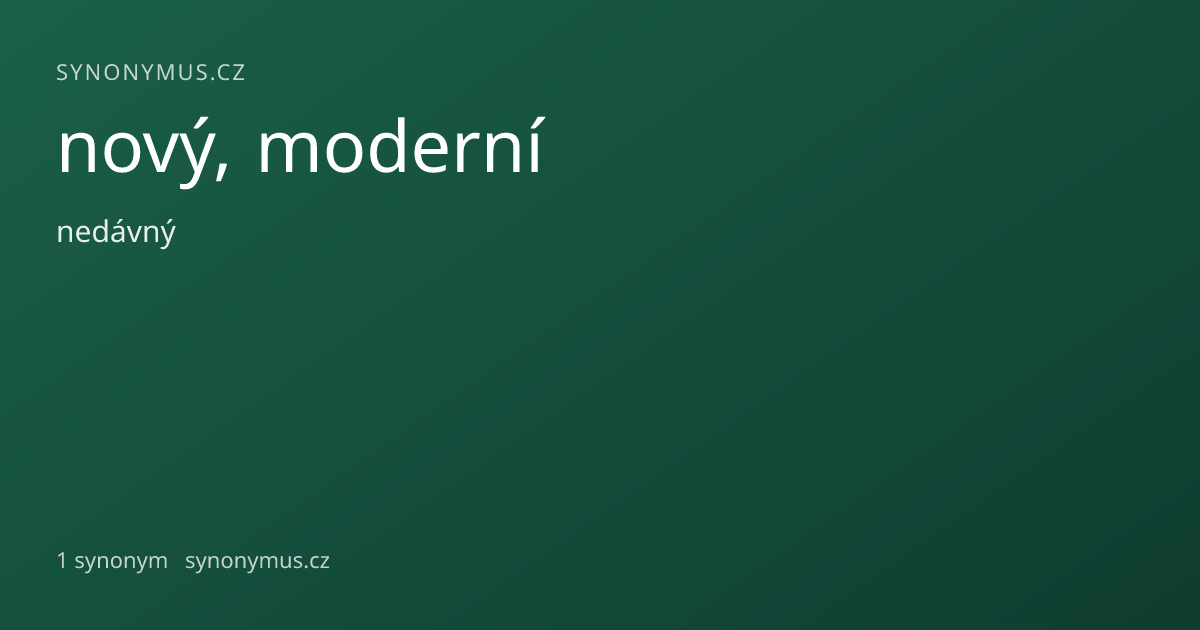 Náhled odkazu: nový, moderní