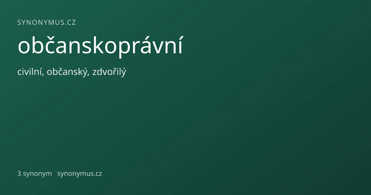 Náhled odkazu: občanskoprávní