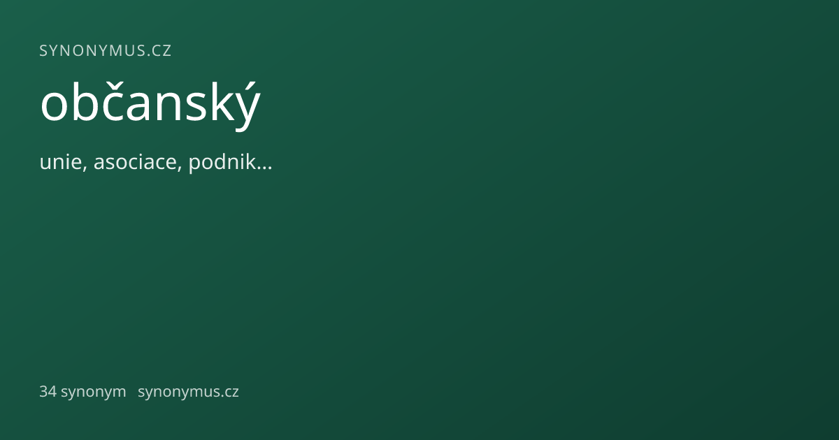 Náhled odkazu: občanský