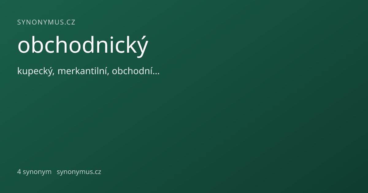 Náhled odkazu: obchodnický