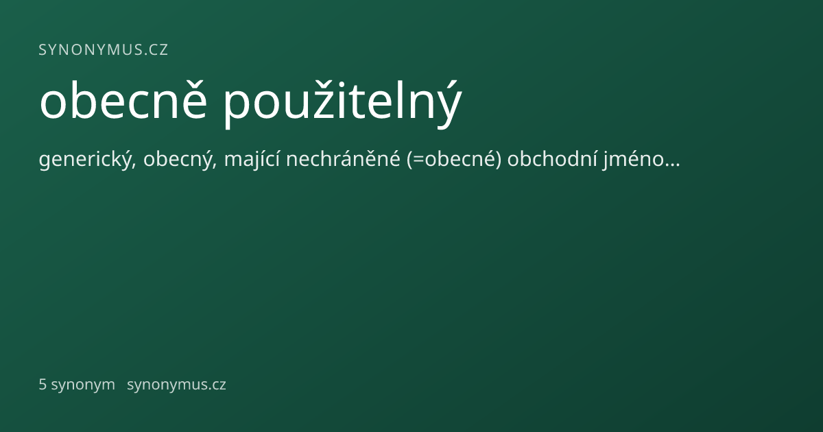 Náhled odkazu: obecně použitelný