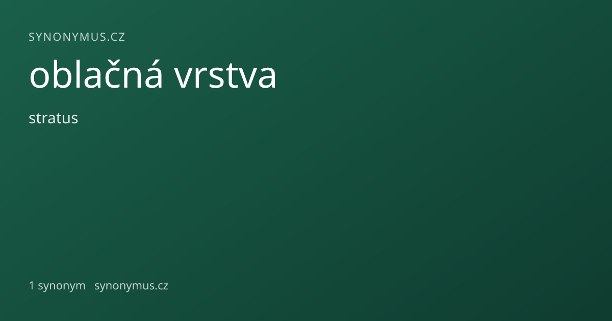 Náhled odkazu: oblačná vrstva